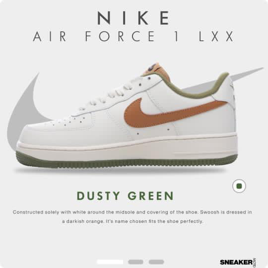 NIKE AIR FORCE 1 DUSTY GREEN