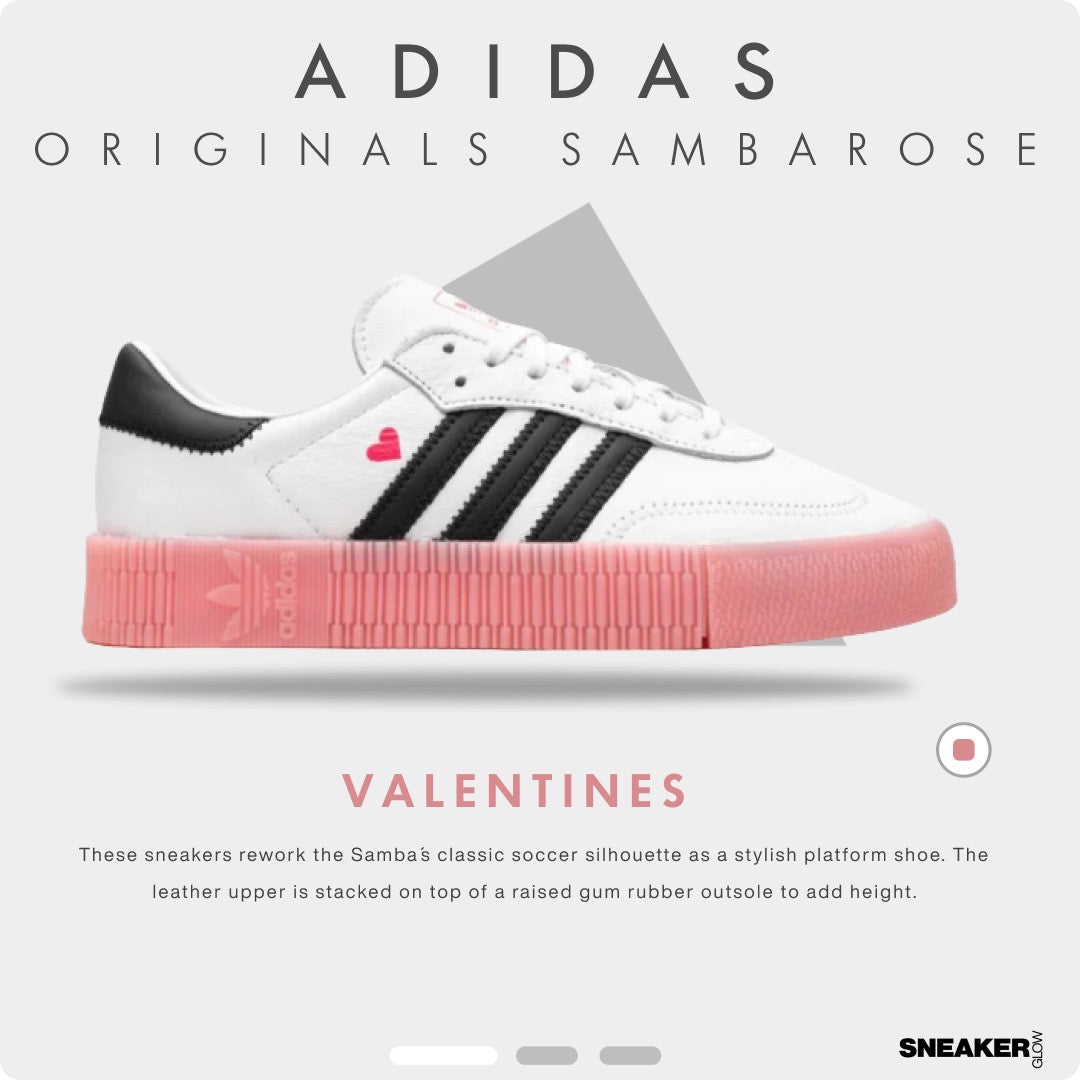 Adidas sambarose valentine