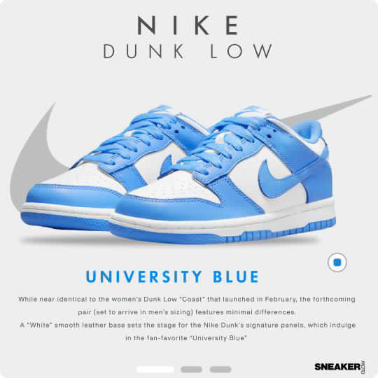 NIKE DUNK LOW UNIVERSITY BLUE