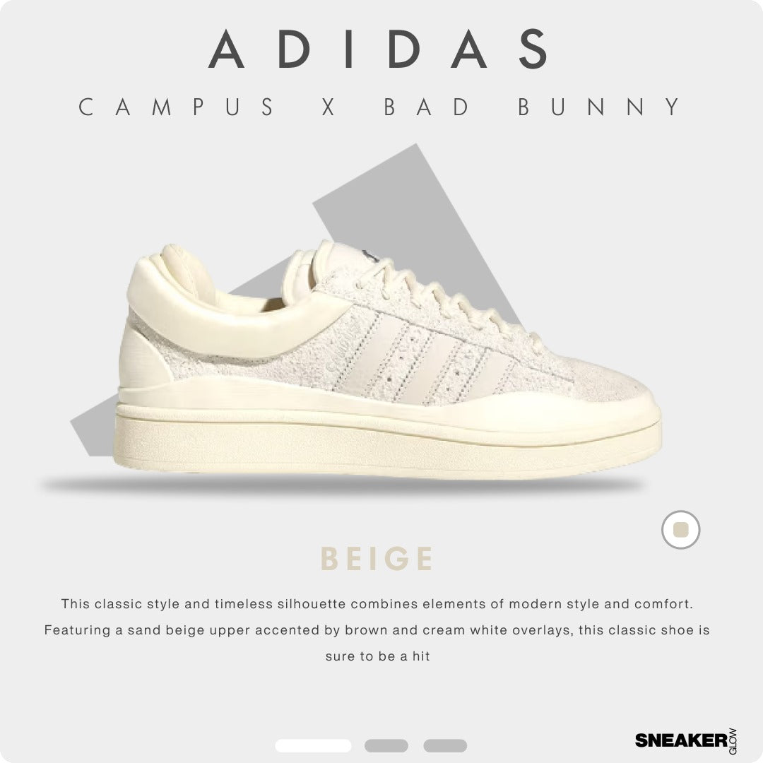 ADIDAS CAMPUS X BAD BUNNY BEIGE