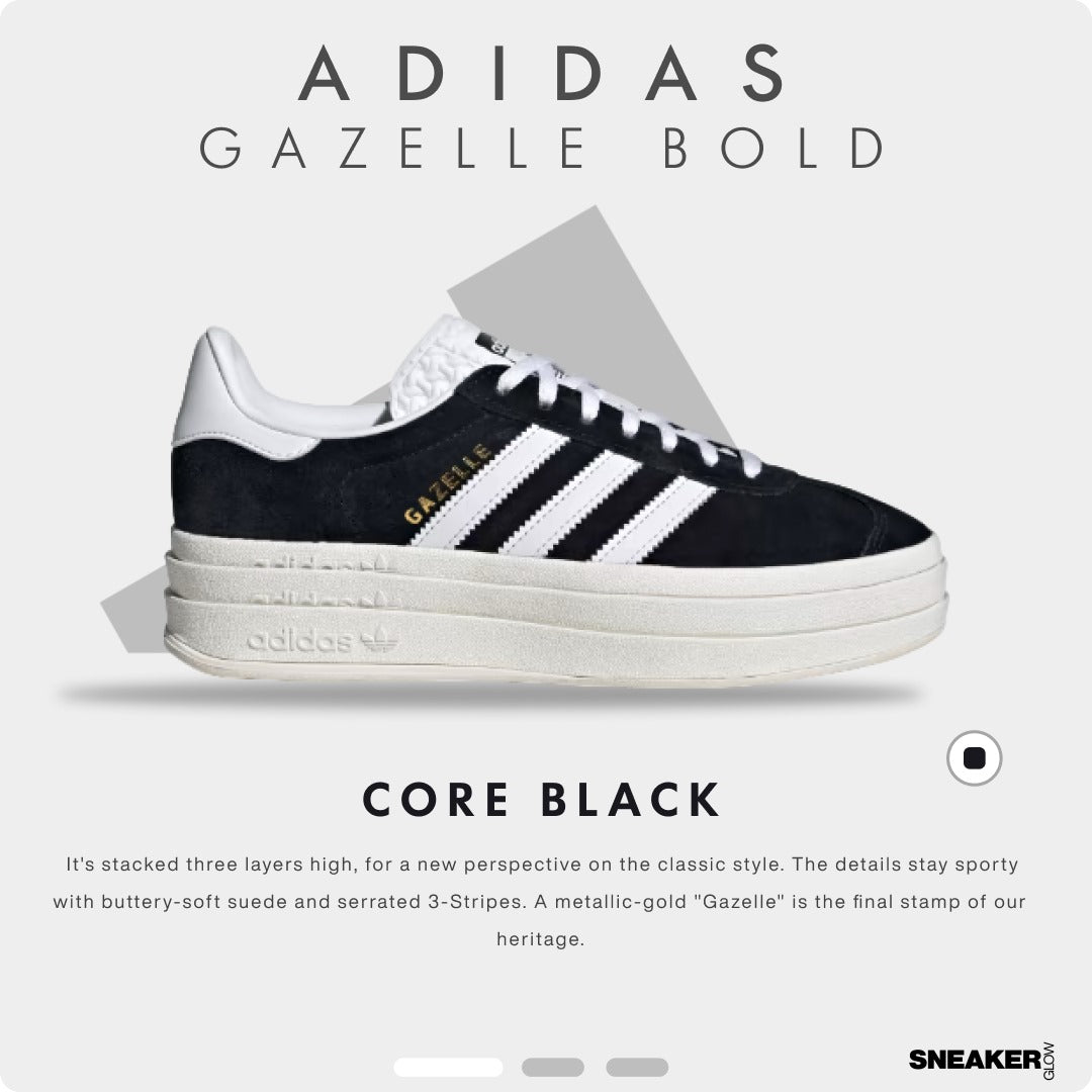 ADIDAS GAZELLE CORE BLACK