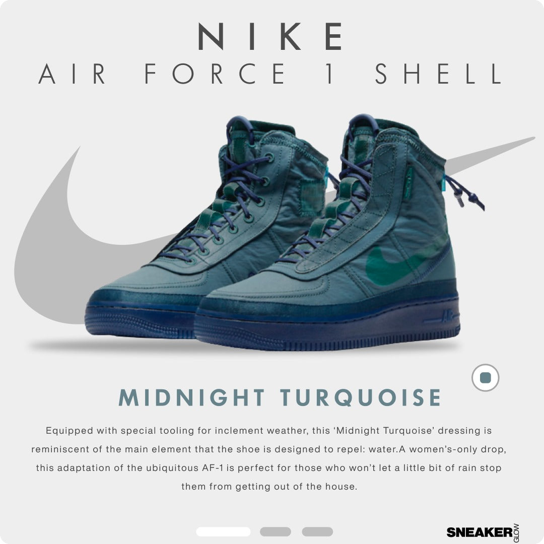 NIKE AIR FORCE 1  MIDNIGHT TURQUOISE