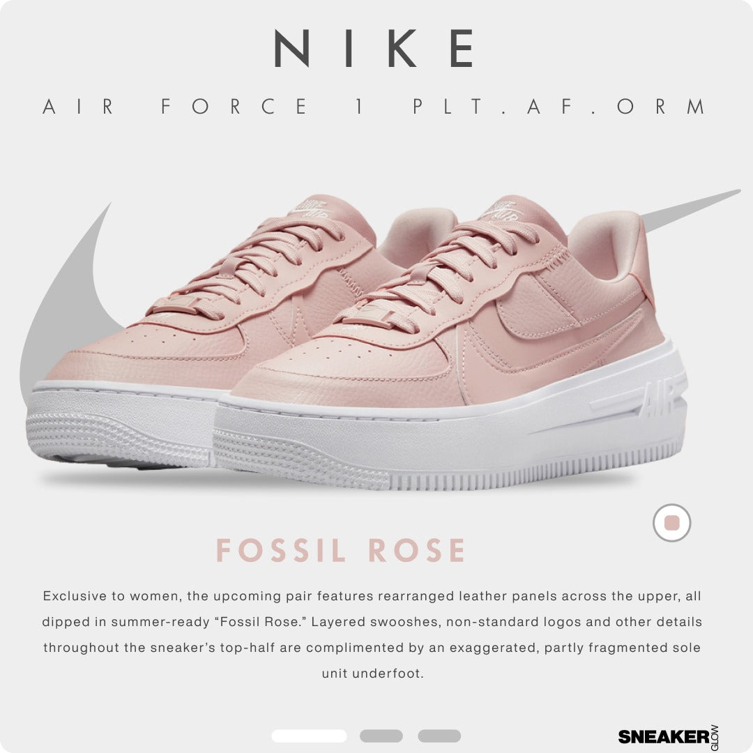 NIKE AIR FORCE 1  FOSSIL ROSE