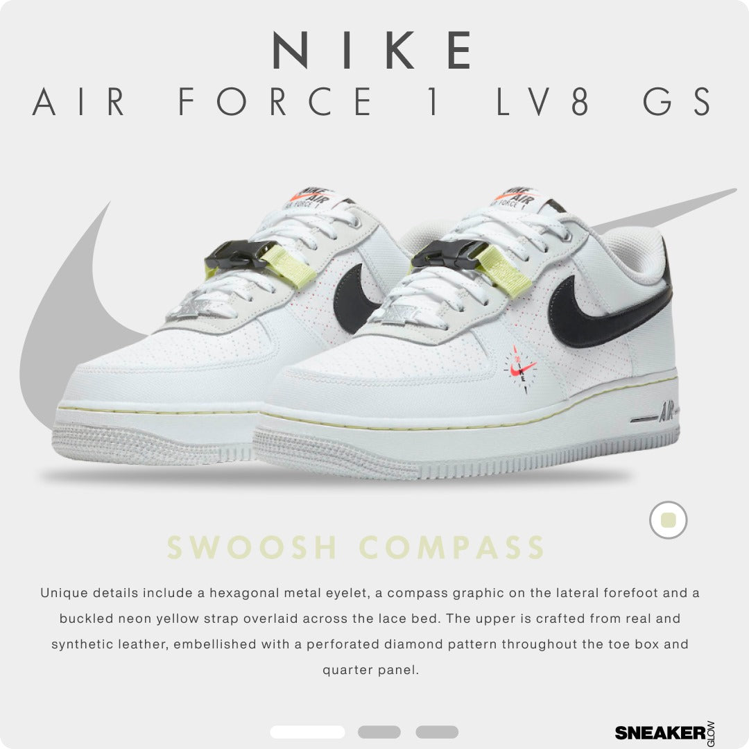 NIKE AIR FORCE 1  LV8 GS SEOOSH COMPASS