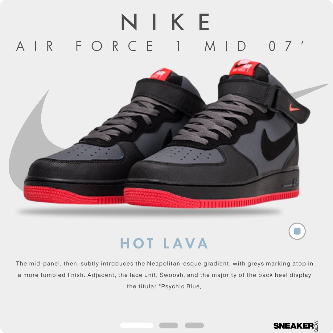 NIKE AIR FORCE 1 MID HOT LAVA