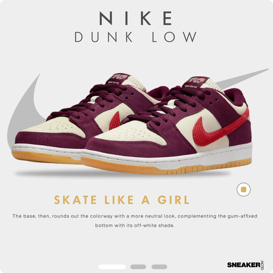 NIKE SB DUNK LOW SKATE LIKE A GIRL