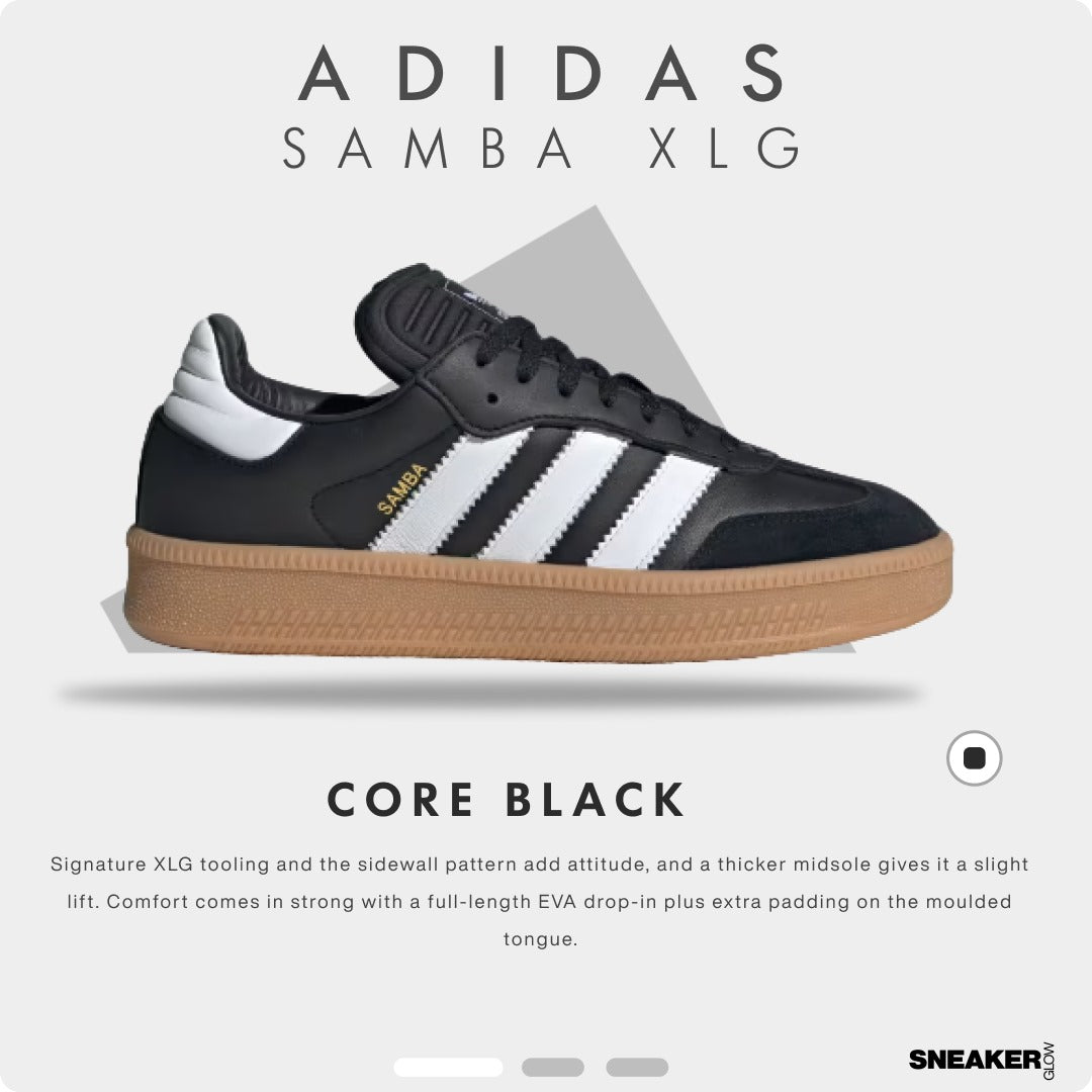 ADIDAS SAMBA XLG CORE BLACK