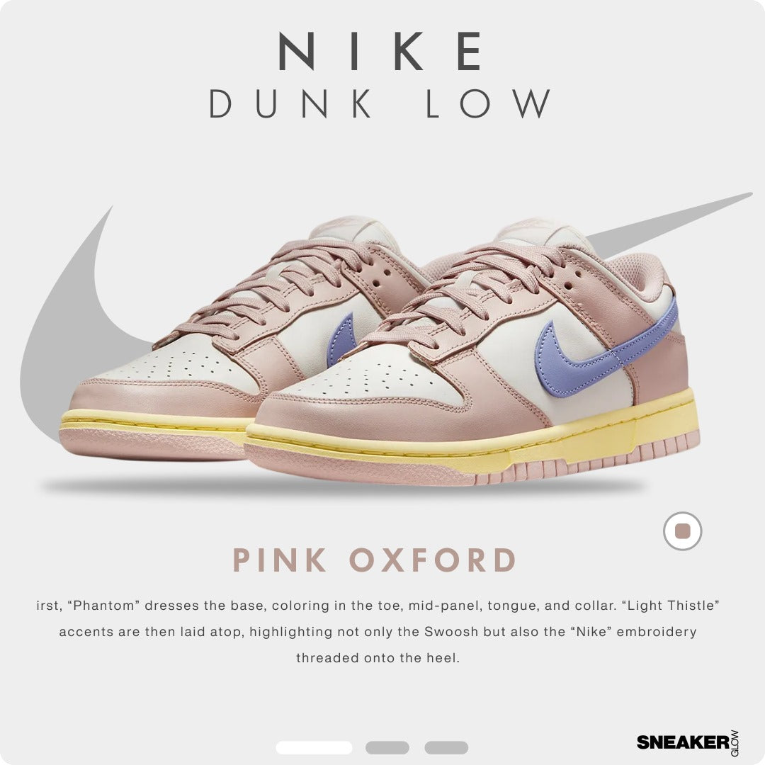 NIKE DUNK LOW PINK OXFORD