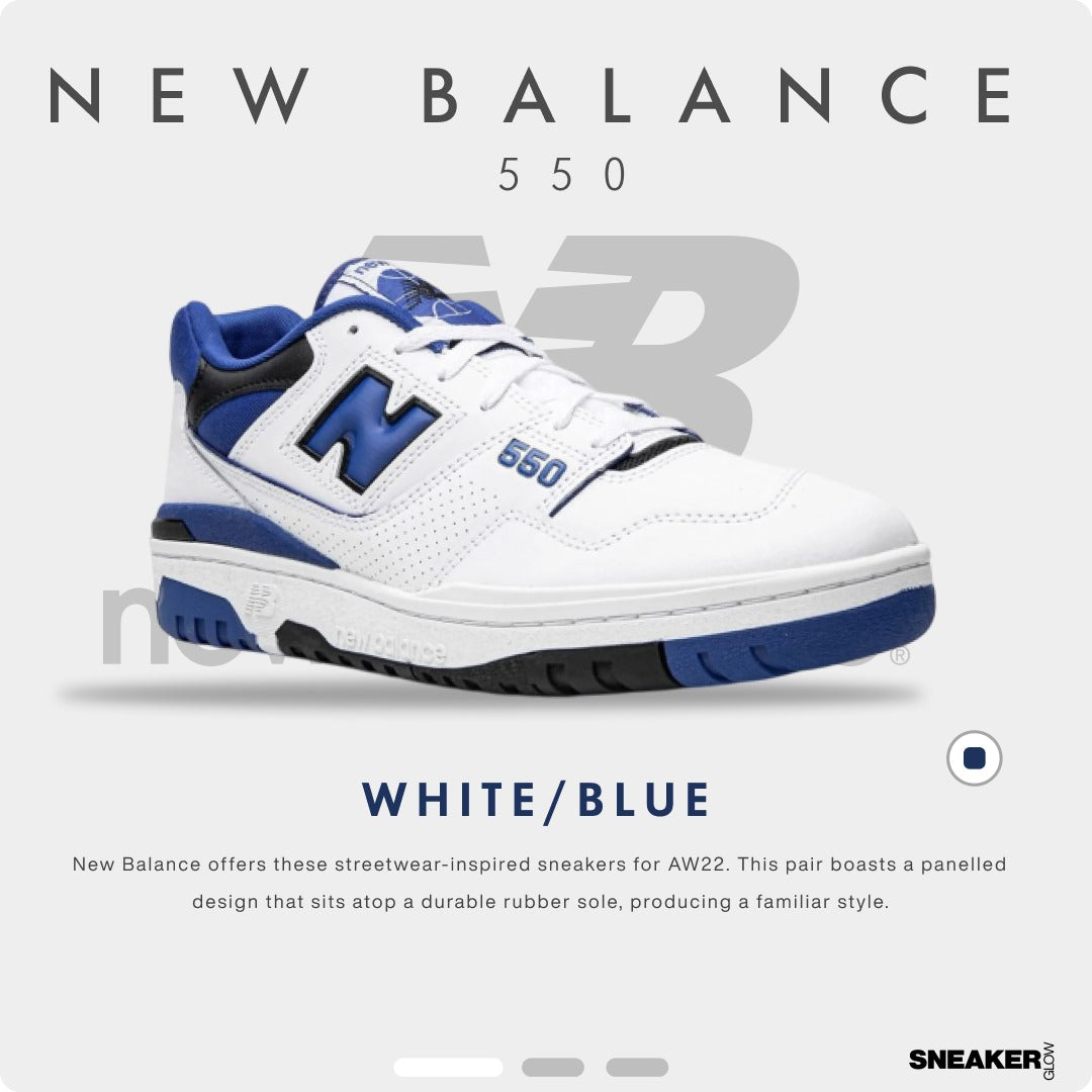 NEW BALANCE 550 WHITE BLUE