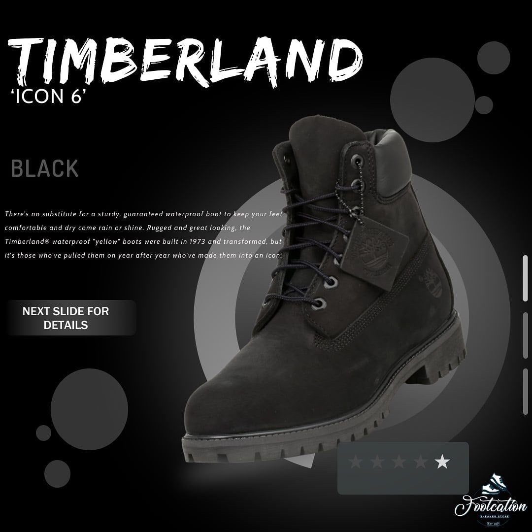 TIMBERLAND ICON 6 BLACK