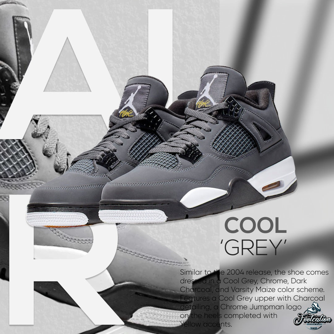 JORDAN 4 COOL GREY