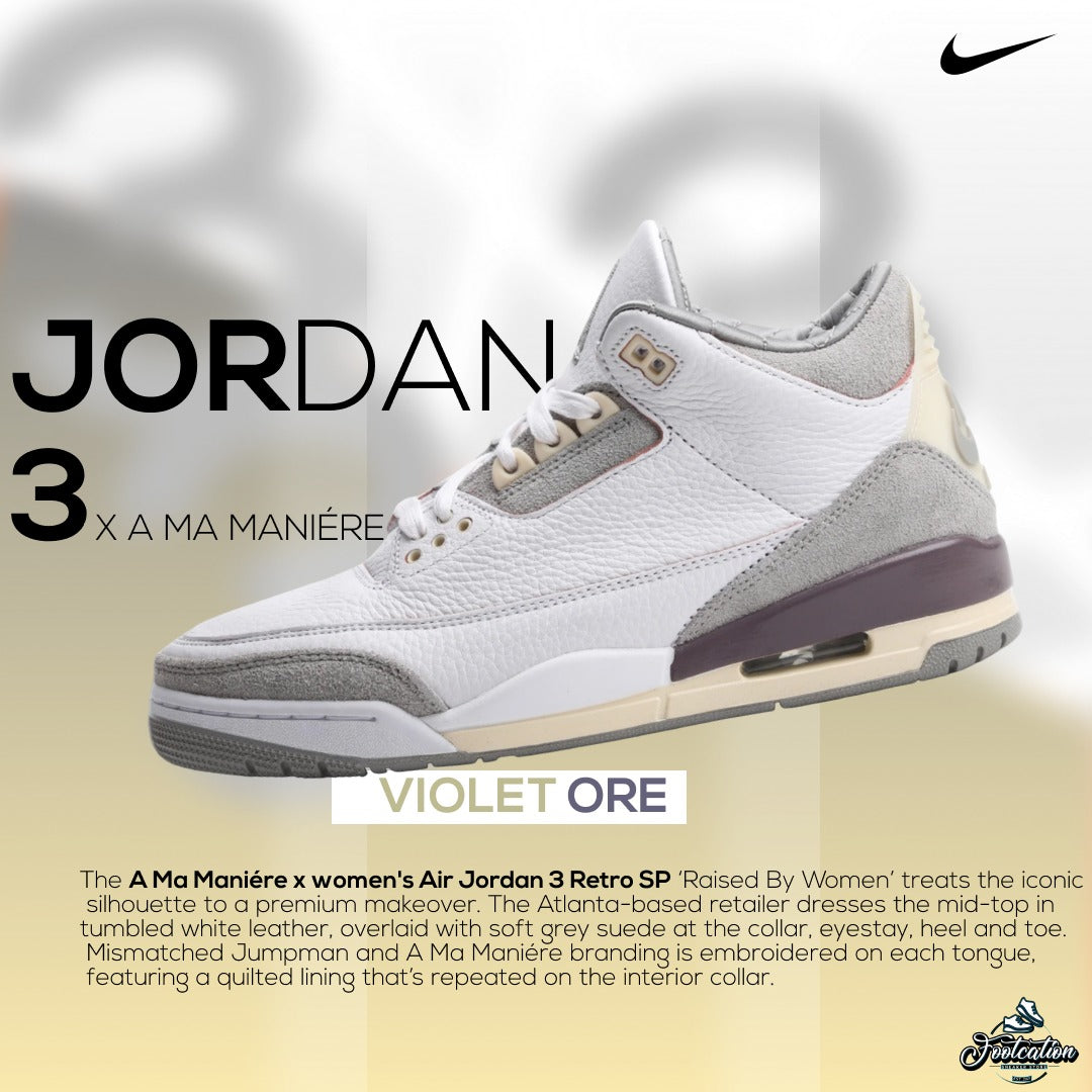 JORDAN 3 VIOLET ORE