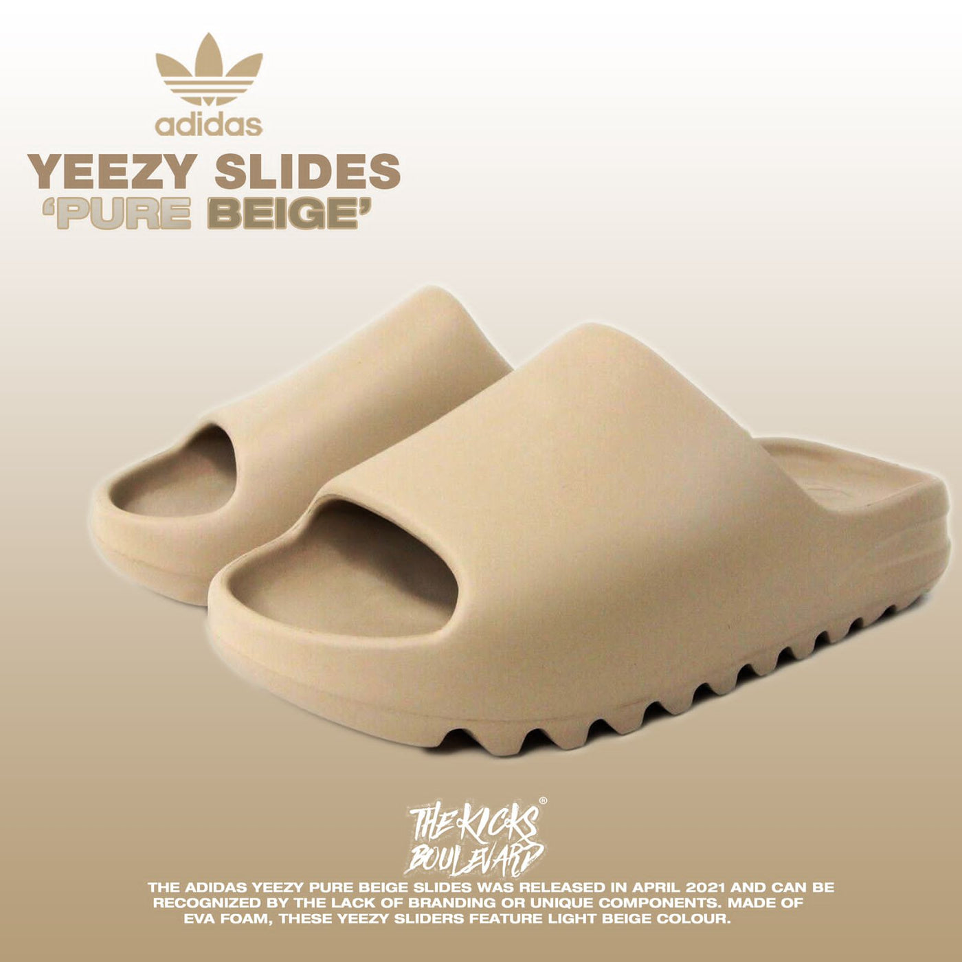 ADIDAS YEEZY SLIDES “PURE BEIGE”