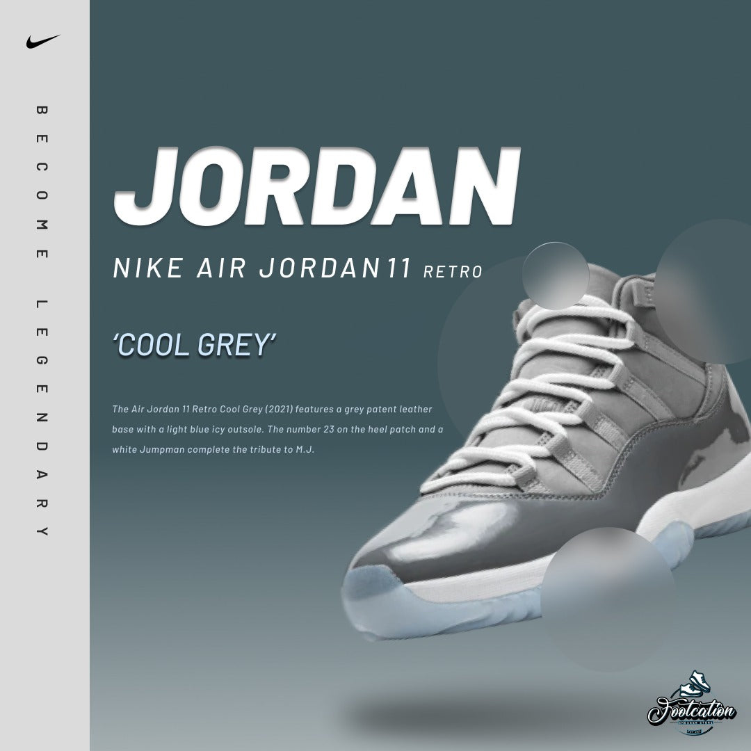 JORDAN 11 COOL GREY